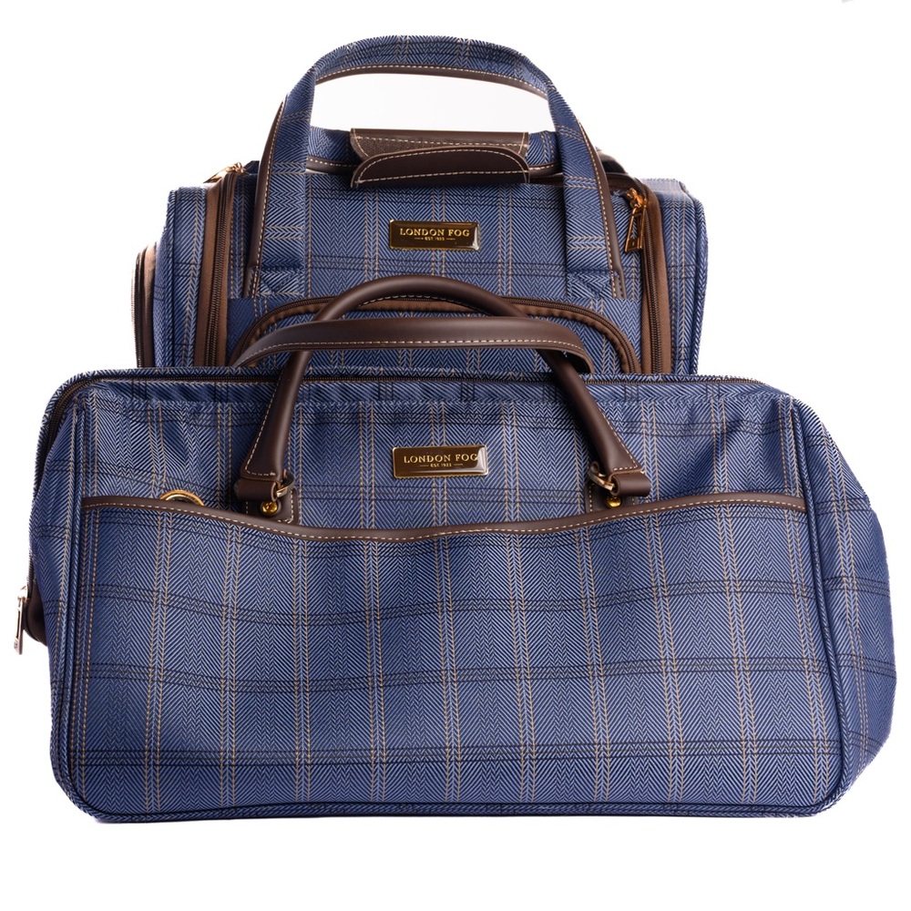London Fog Brentwood II Luggage Set - Underseat Roller and Wide-Mouth Duffle
